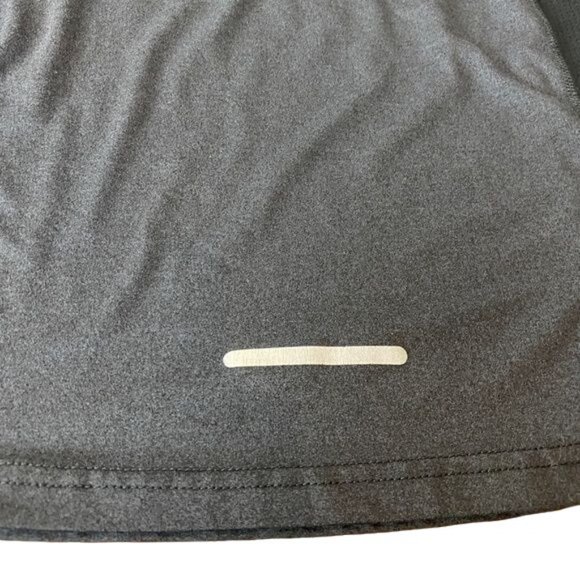 Reebok polyester spandex long sleeve zip up at neck gray Men's Small - Picture 10 of 17